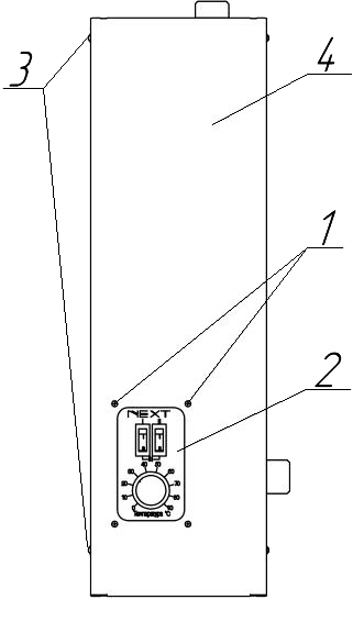 Устройство  электрокотлов ЭВАН Next 12 кВт