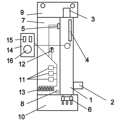 Устройство электрокотла ЭВАН Next 3 кВт